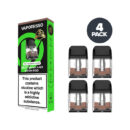 Four Vaporesso Xros Corex 3.0 0.4Ω Pods with a Box