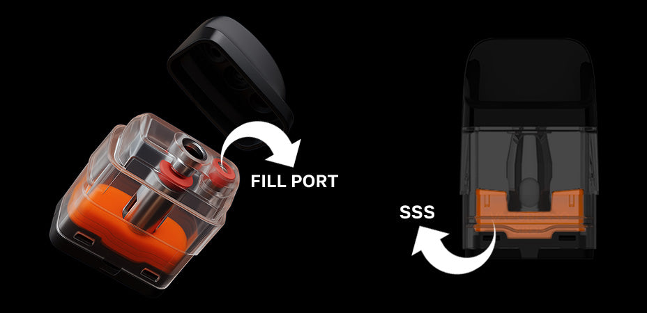 Banner showing how to refill Vaporesso Xros Corex 3.0 Pods