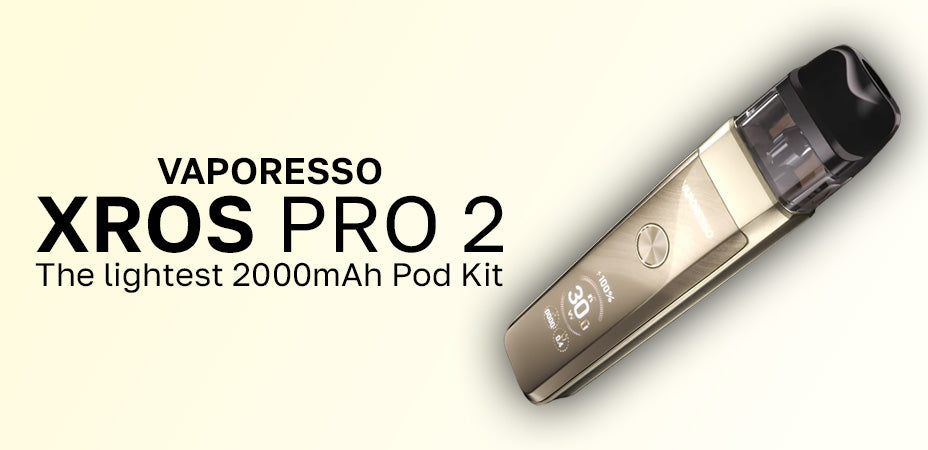 Banner showing the Vaporesso Xros Pro 2 Pod Kit