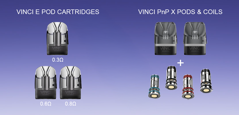 Voopoo Vinci E80 Pod Kit Pods