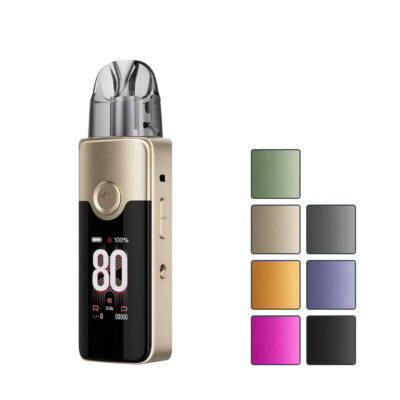 Voopoo Vinci E80 Pod Kit seven squares showcasing all available colours 