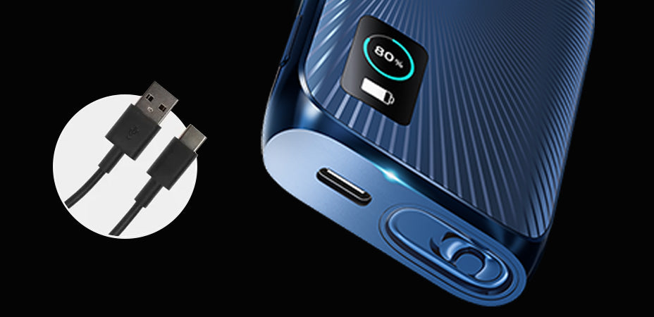 Banner showcasing the Vuse Ultra Kit's Charging Port