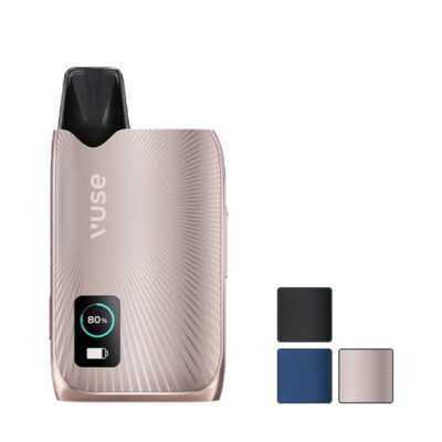 Vuse Ultra Pod Kit with three squares showcasing all available colours
