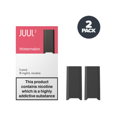 Two Watermelon JUUL2 Prefilled Pods nd Box
